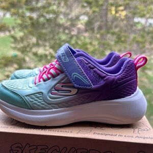 Skechers Kids' Purple and Blue Sneakers